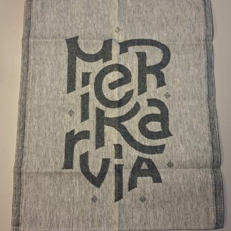 Merikarvia x Jokipiin pellava pikkupyyhe